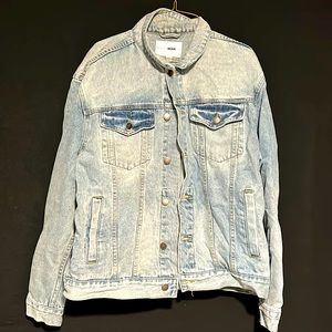 Fashion Nova Men Large Denim Jacket Style Fashion Like New